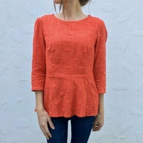 ANTHROPOLOGIE Moulinette Soeurs Peplum Blo… - Picture 9 of 14